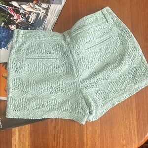 Loft Mint Green Lace Women Shorts 6